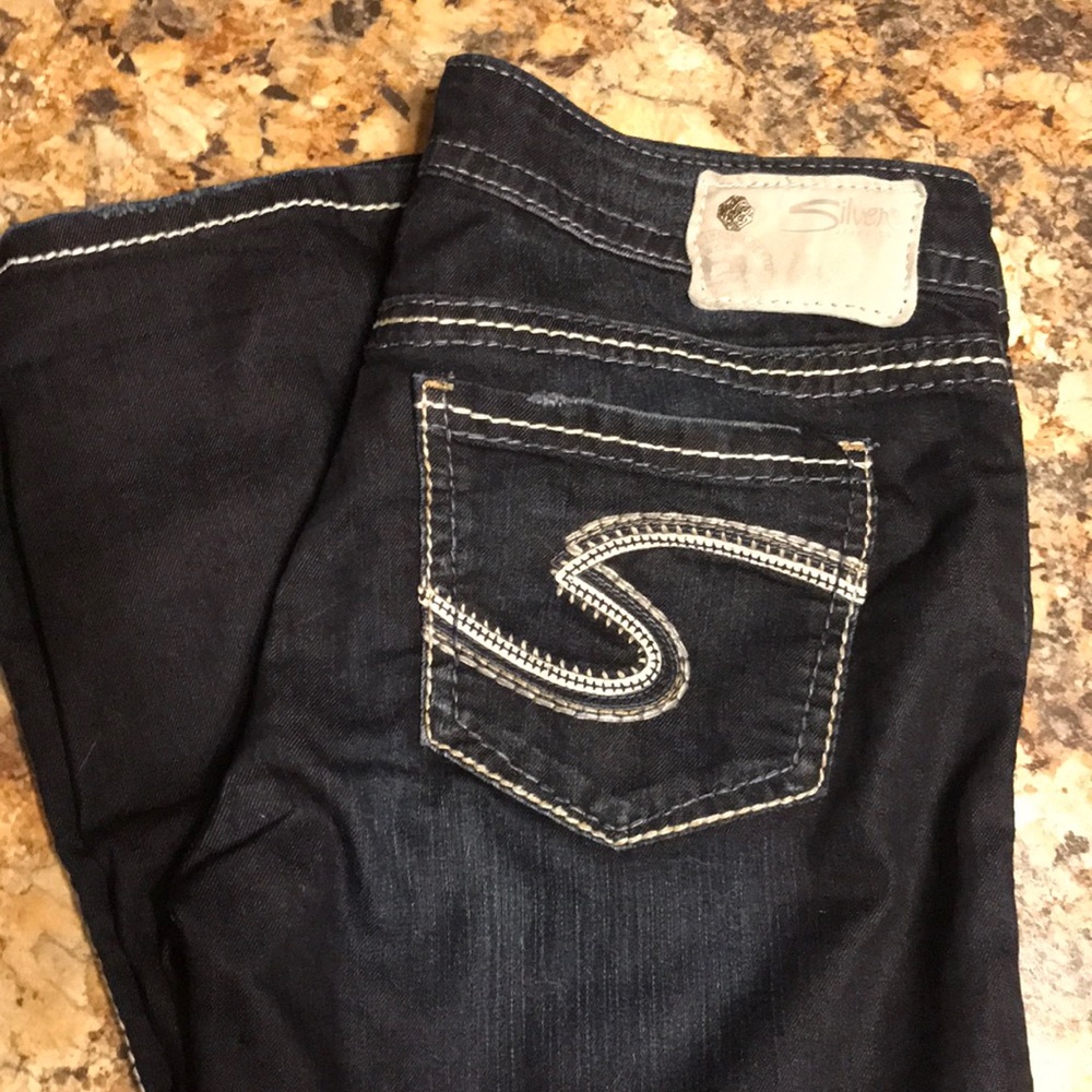 Silver Jean Frances Capri